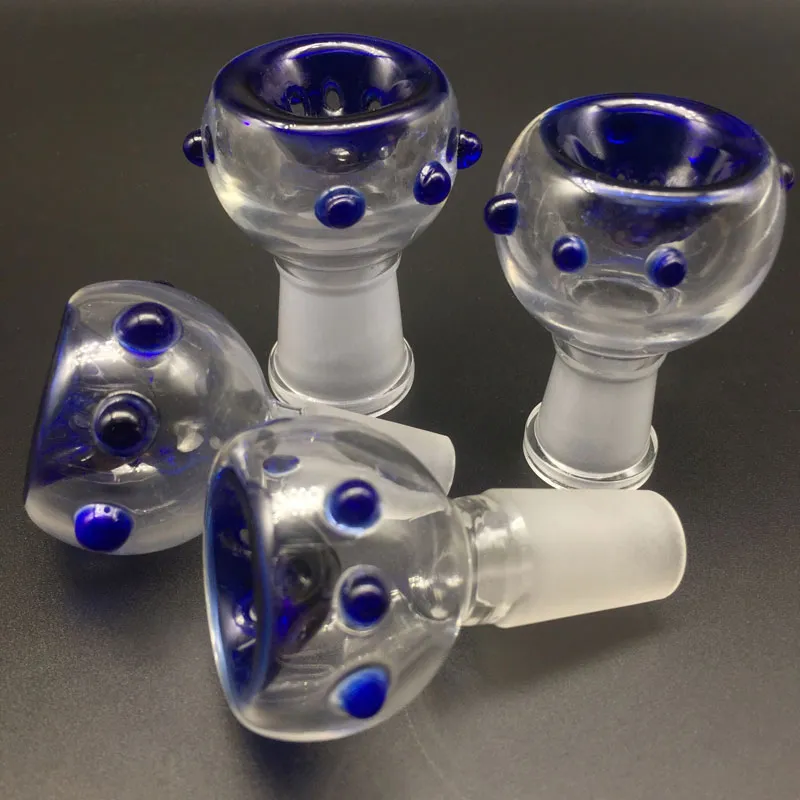 Top quality Glass Bowls Male Female 14.4mm 18.8mm Glass Bowls for Bongs Oil Rigs Glass bubbler Water Pipeswholesale