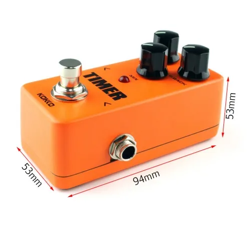 Kokko FDD2 Timer fördröjning Guitar Pedal de Alta Calidad Portatil Guitar Portat Portatil Guitar Portat Portatil Guitar Partices Accessories 5390534