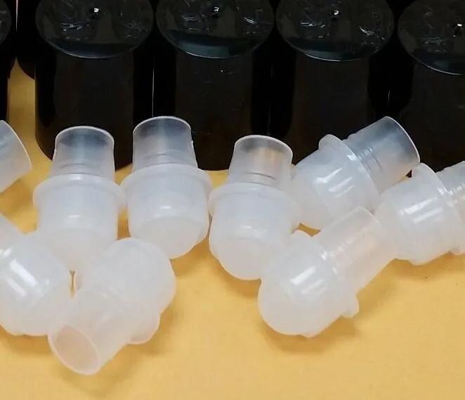 Botellas enrollables de vidrio de 10 ml y 1/3 oz, botellas de perfume vacías para aromaterapia, delgadas recargables con tapa transparente