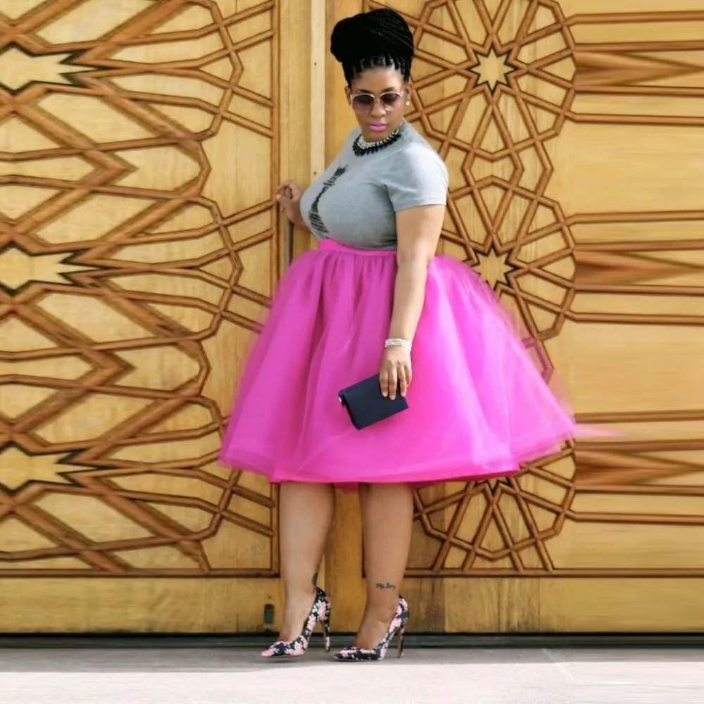Plus size hot discount pink tutu skirt