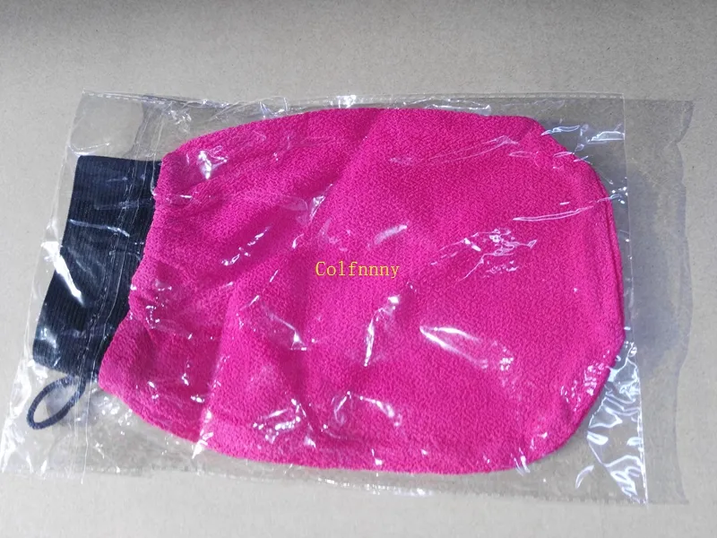 Fast shipping Wholesale hammam scrub mitt magic peeling glove exfoliating bath glove morocco scrub glove