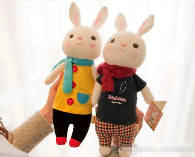 WholeTiramisu jouets en peluche Metoo poupée enfants cadeaux 8 style35cm lapin peluche LamyToy avec boîte-cadeau cadeaux d'anniversaire 6669414