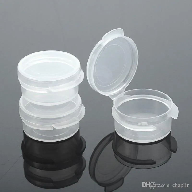 5G PP Round Clear Jars with Lids for Lip Balms, Creams, Make Up, Cosmetics, Samples, Ointments and other Beauty Products