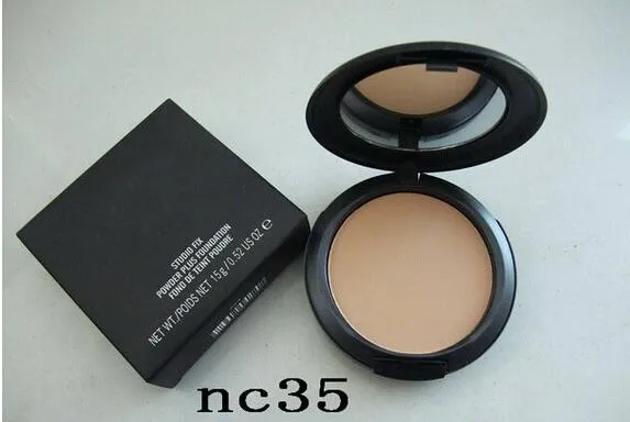 STUDIU Powders Matte Pressed Powder Compact Face Concealer Cosmetic Makeup Powder Women Pro Foundation Sheer Finish Flawless