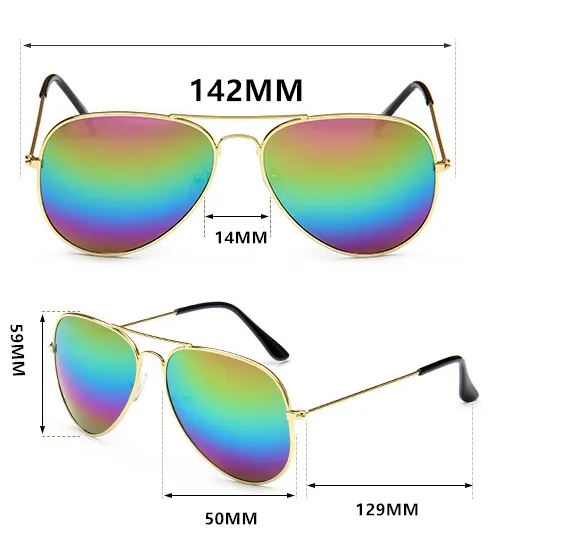 Retro Frog Mirrored Aviator Sunglasses With Reflective Mirror For Men And  Women Classic Outdoor Eyewear From Emma12345, $1.46