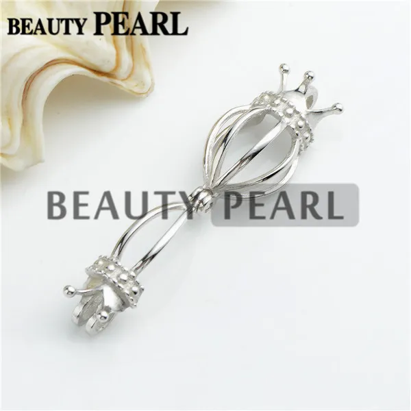 Bulk of Locket Love Wish Pearl Gifts Fine Sterling 925 Silver Jewellery Cage Pendant Charm