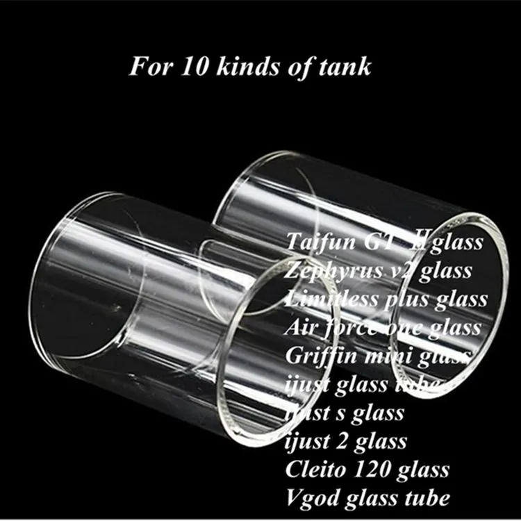 CLEITO 120 VGOD IJUST IJUST S IJUST2 TAIFUN GT II ZEPHYRUS V2.0 Sınırsız artı Hava Kuvvetleri Bir Griffin Mini Tank Pyrex Cam Tüp