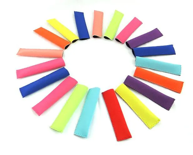 Popsicle Holders Pop Ice Sleeves Freezer Pop Holders 15x4.2cm for Kids Summer Kitchen Tools 