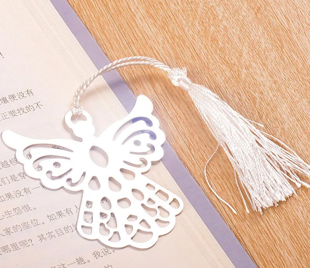 20 sztuk Specjalny Ze Stali Nierdzewnej Angel Bookmark Dla Wesele Baby Shower Party Urodziny Favor Prezent CS003