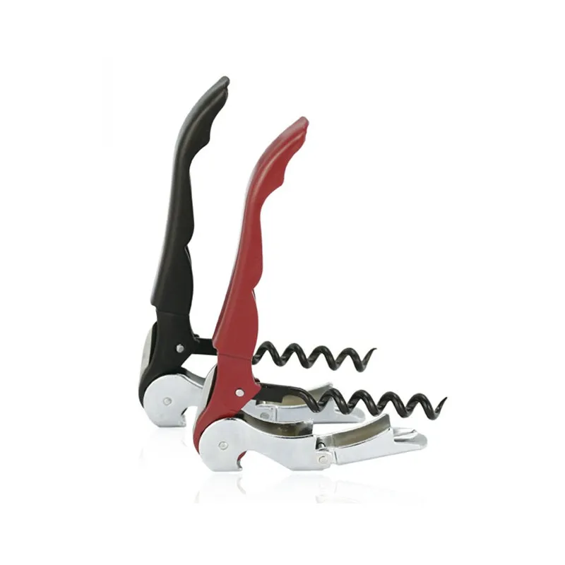 Professional Folded Wine Bottle Cap Opener Corkscrew Stainless Steel Metal With Plastic Handle High Quality8961629