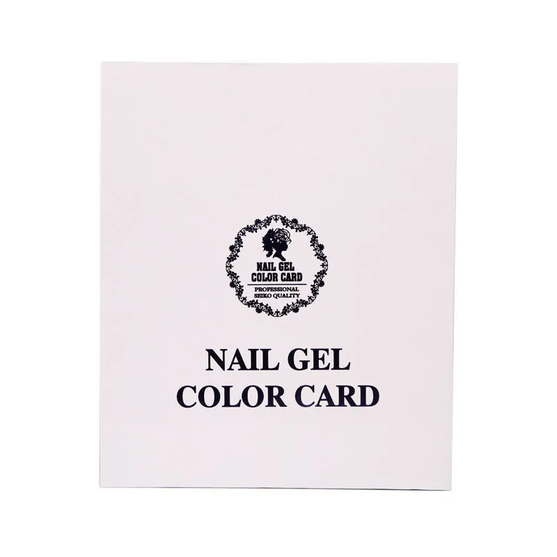 Professional Card Book Nail Art Display Nail Polish UV Gel Color Display Color Chart Nail Tools ZA2681
