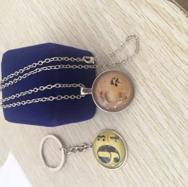 Бесплатная доставка Пляж Маленькие подвески Подвески Ретро Собака Ожерелья Драгоценные камня WFN329 С Цепочкой Смешать Заказать 20 штук
