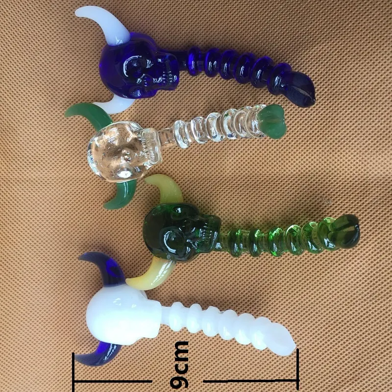 Schedelglas Dabber met Carb Cap voor Quartz Bangers Nagels Dabber Tool voor Oil en Wax Glass Oil Rigs DAB Skull