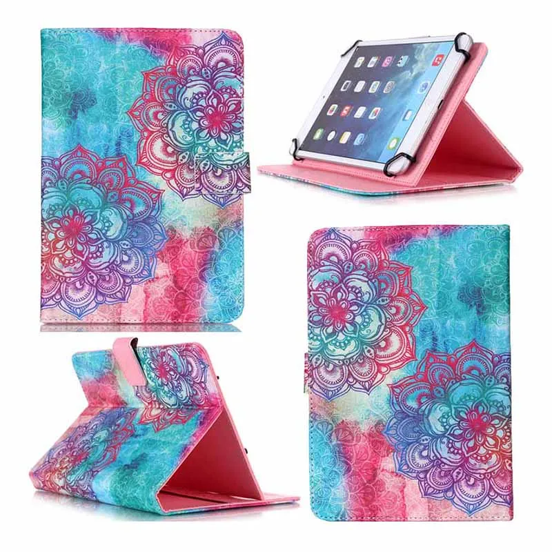 Black Eye Dont Touch My Pad Effile Tower Etui universel en cuir PU pour 7 pouces 10 pouces portefeuille support de protection étui pour tablette