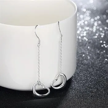 Hurtownie - najniższa cena Boże Narodzenie prezent 925 Sterling Silver Fashion Earringsy E086
