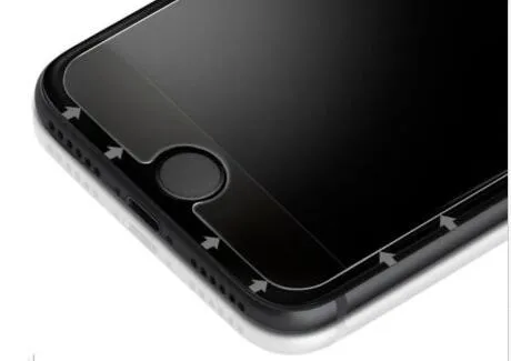 Protetor de tela de vidro temperado de qualidade para iPhone 5s sem pacote de retial