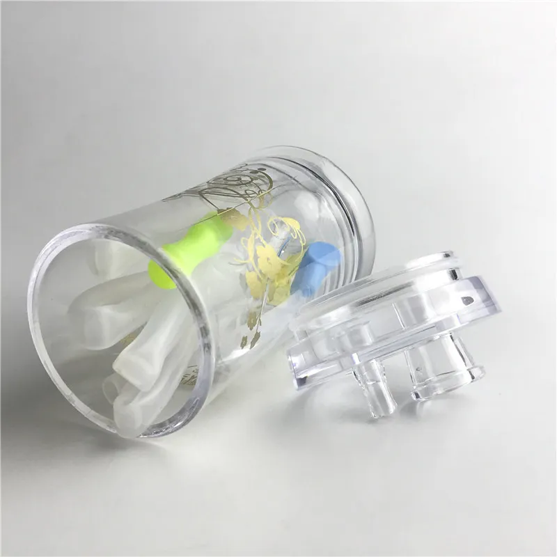 Nuevo quemador de aceite de plástico de 4.5 pulgadas Tubos de agua de bong con 10 mm Masculino Hombre Pyrex Glass Glass Burner Tube Tube de silicona para fumar