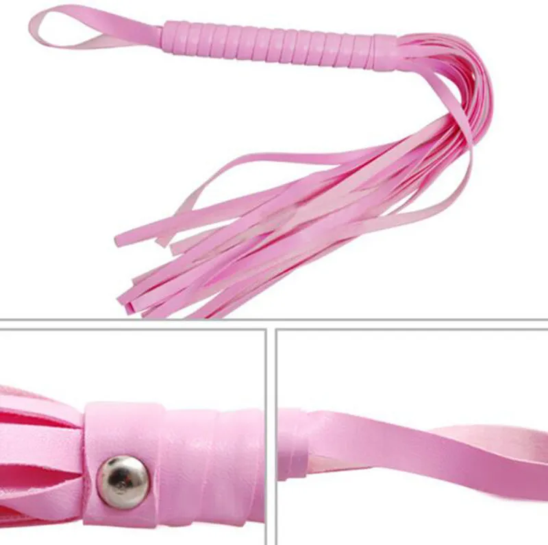 Wholesale Sex Toy Leather Bondage Restraint Fetish Whip Rope Blindfold Wrist Cuffs Collar Mouth Gag Bondage kit 