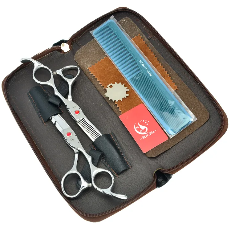 Meisha JP440C Stainless Steel Hair Scissors Ulta Set 5.5 Hair Cutting
