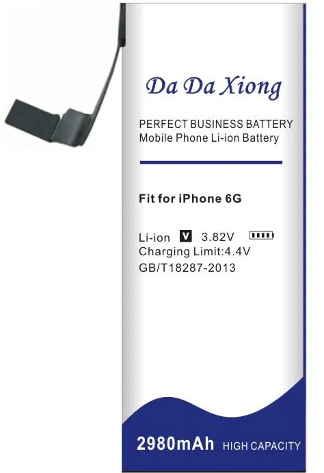 Батарея Da Xiong 2980mAh для Apple iPhone 6 для батареи iphone 6G