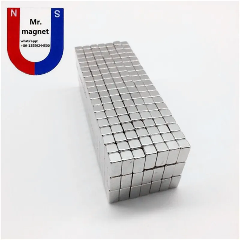 100pcs Hot sale 10*5*5 10x5x5 10x5x5mm strong rare earth neodymium magnet NdFeB small rectangle permanent magnet free shipping