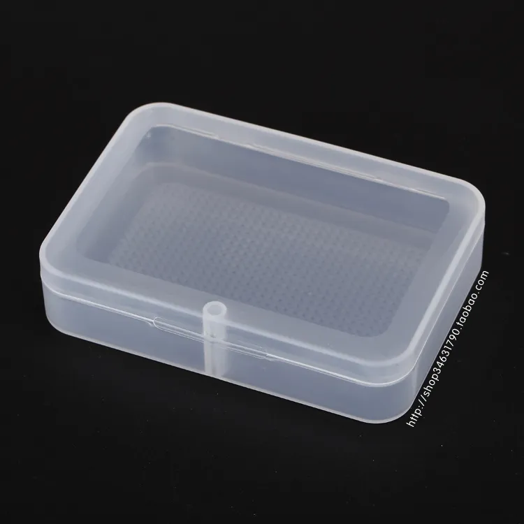 Transparante speelkaarten Plastic doos PP Opbergdozen Verpakkingszaak kaarten Breedte Minder dan 6cm WEN5065