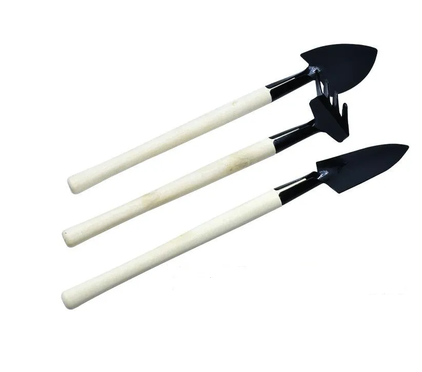 Garden Flower Planting Tool 3pcs / set Garden Tools Mini Pocket Shovel Harrows Spade Krukta växter för trädgårdsmästare