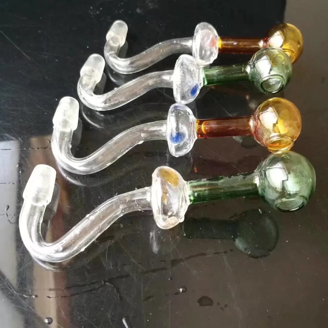 Acessórios de bongos de vidro de cogumelos de futebol de futebol tubos de fumantes de vidro de vidro colorido mini pipes de mão de várias cores melhores tubos de vidro colher de vidro