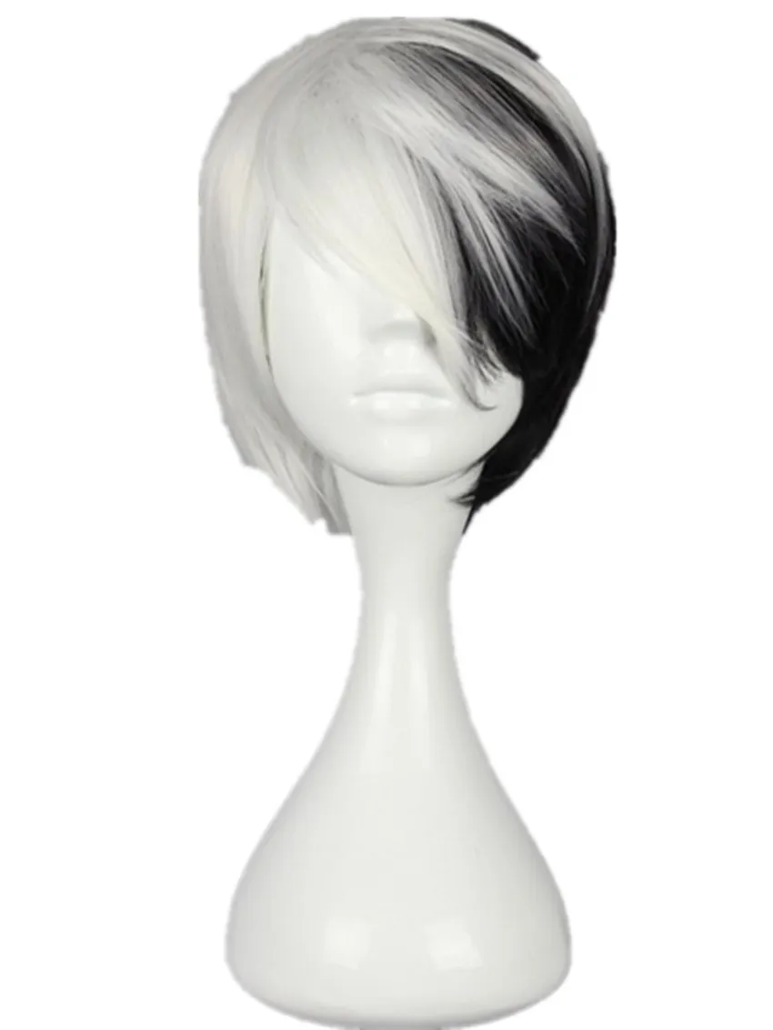 Short mitad sales blanco y negro