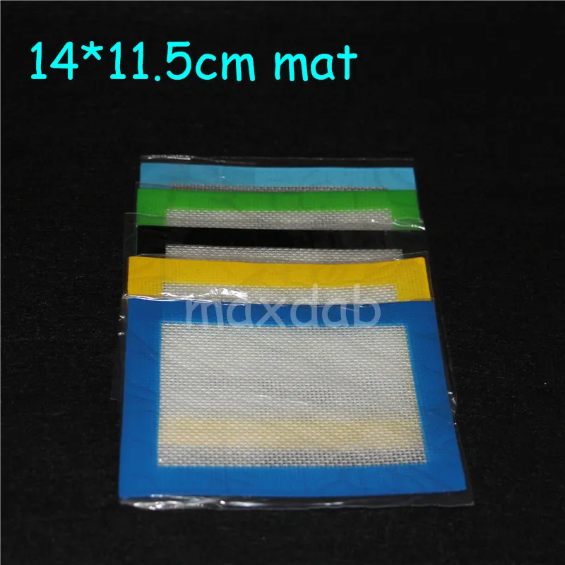 Verktyg Silikonvaxkuddar mattor sm￥ 14 11,5 cm fyrkantiga mattor Dabber Sheets burkar dab verktyg f￶r kisel dabber oljebeh￥llare