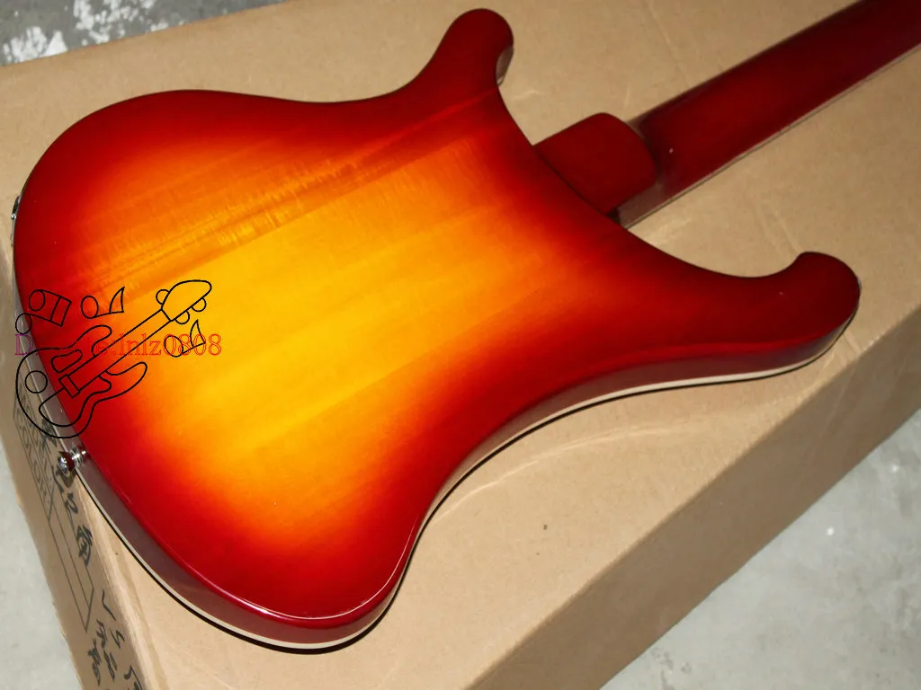 고품질 커스텀 4 현베이스 기타 4003 Electric Bass IN Cherry Burst 무료 배송