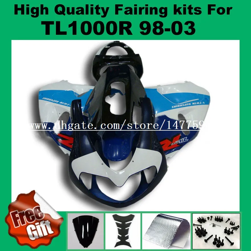 9Gifts + Fairing Kits For SUZUKI TL1000R 1998 1999 2000 2001 2002