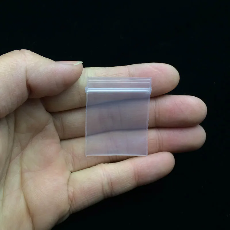 3x4 cm 100Pcs/Pack Mini PE Transparent Plastic Bag Gift Packaging Bags For Rings Earrings Jewelry Mini Bags