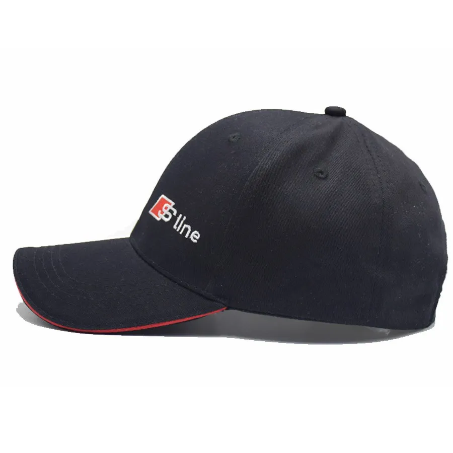 Casquette de baseball avec logo Sline RS Speedway Hat Racing MOTO GP Speed Car Caps Hommes et femmes Snapback pour les fans d'Audi Summer S line Hats205x