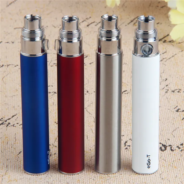 EGo Vape Pen Baterie Elektroniczny Papieros E-cig Ego-T 510 Gwint 650 900 1100 mAh Do Szklanego Wkładu Odparowywacza oleju 9 Kolory