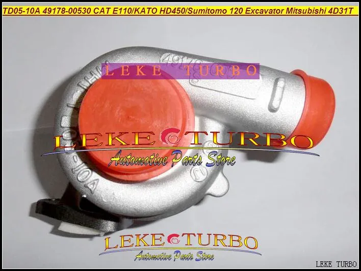 TURBO 49178-00530 49178-00550 ME080341 For KATO HD450 Sumitomo 120 Cat E110 excavator Mitsubishi 4D31 Engine