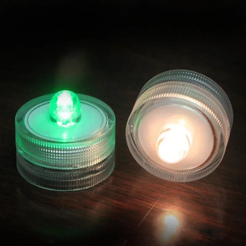 New Arrival Flickering Flicker Flameless LED Tealight Tea Waterproof Candles Light Battery Operated Wedding Birthday Party Xmas Decoration