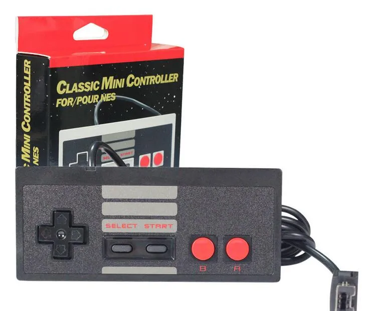 Kontroler do gier NES Classic Mini Edition Joysticks 1.8M Rozszerzenie Gamepad z pudełkiem Akcesoria do gry z pudełkiem detalicznym