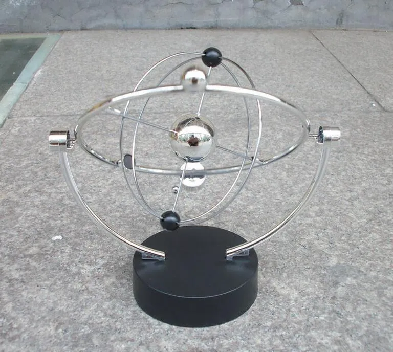 Kreativ kinesisk roterande permanent instrument modell swing celestial globe nya underbara hem hantverk dekorativa vänner