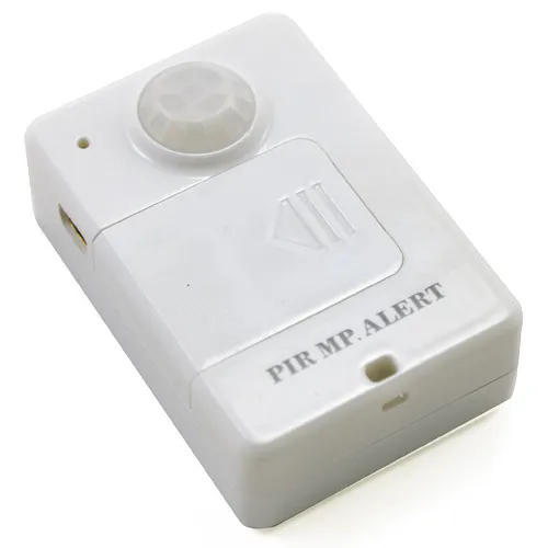 Mini Trådlöst larm PIR Infraröd sensor Detektor GSM Alarmsystem Anti-thyt PIR MP. Alert A9 Infraröd GSM trådlöst larm svart