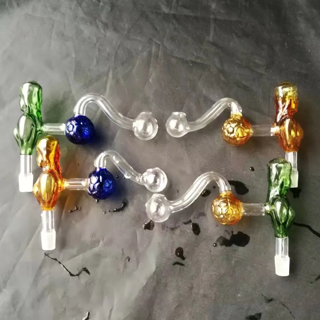 Beauty Pot Glasölbrennerrohr dickes Glas Pyrexrohr zum Rauchen von Tabak Klarglasrohr Wasserpfeifen Handpfeife Wasserpfeifen