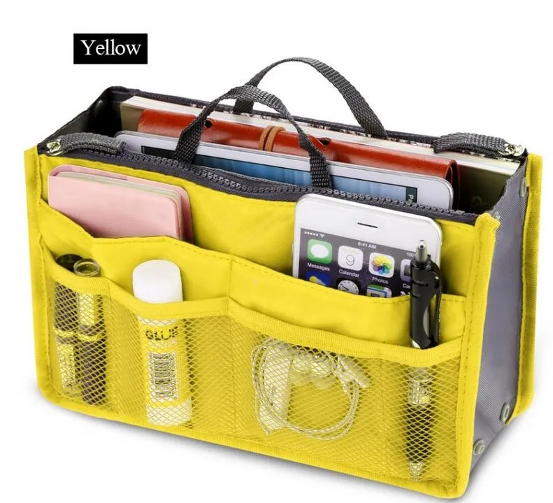 Duidelijke compacte draagbare dames make -up organisator tas meisjes cosmetische tas toiletiekasten opslag handtas track6918955