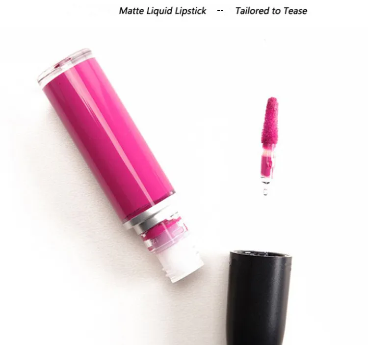 Factory Direct New Retro Mat Liquid Lipcolour Lipsticks 12 Kolory 5 ml Longlasting Holiday Vault Lip Gloss Makeup DHL 1791254