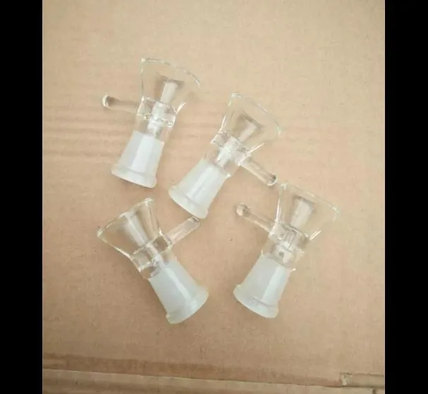 Zwart-wit Trompet Adapter Bongs Accessoires, Oliebrander Glasleidingen Waterleidingen Glazen Pijp Olierouts Roken met Druppelaar Glass Bong