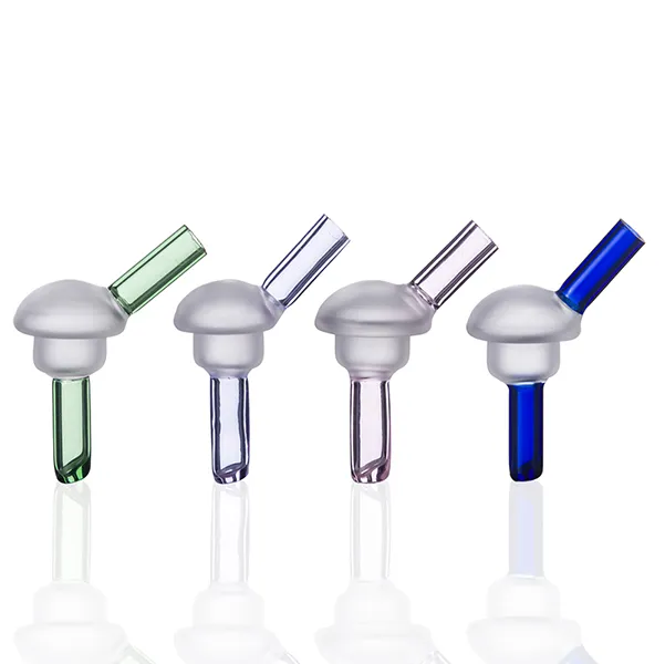 Carb Cap Caolorful Glas-Rauchzubehör mit Dabber, passend für 10 mm, 14 mm, 18 mm Quarz-Konus-Bongs oder andere Banger für Glaskopf-Bongs