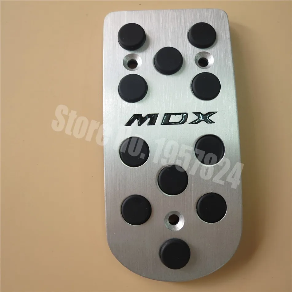 For Acura MDX Fuel Brake Foot Rest Automatic pedals Plate Non slip Accelerator brake AT pedal Pads Car Styling2447