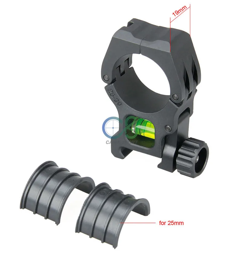 Nieuwe aankomst Tactical 25-30mm Scope Mount met Bubble Level voor Outdoor Sprot Hunting CL24-0171