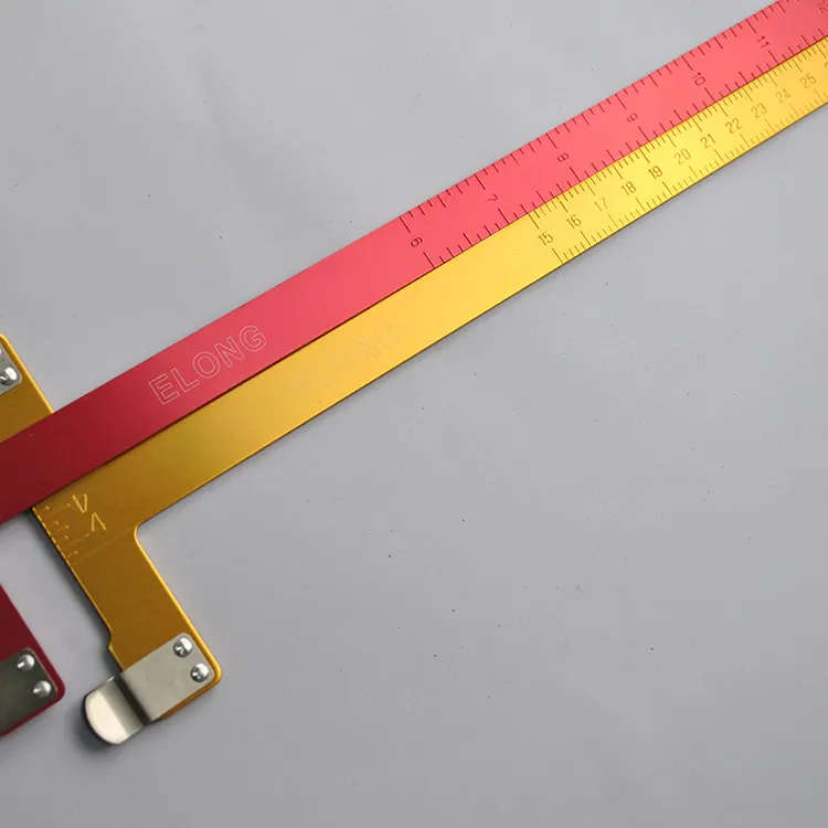 10 pieces archery hunting stainless steel 12 inches T ruler 12" T-Square 12 inch Measure Ruler