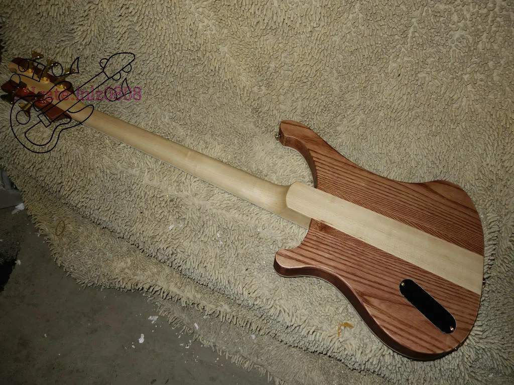Novo 5 cordas 4003 baixo guitarra madeira escultura manual baixo elétrico colorido frete grátis