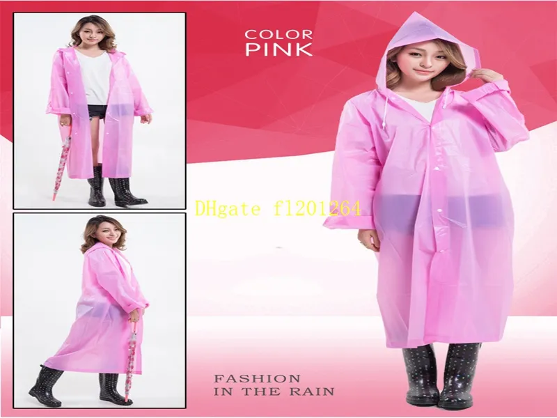 Manteau imperméable Long EVA épais, imperméable, universel, Poncho, randonnée, Tour, 50 piècesexpédition rapide